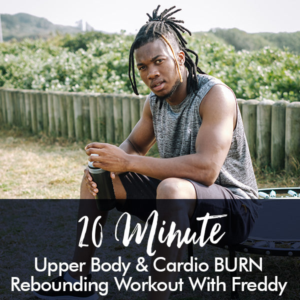 20Minute Upper Body & Cardio Burn Beginner Rebounding Workout with Fr