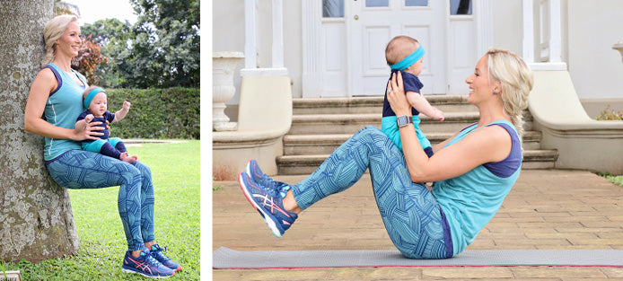 Lisa Raleigh’s top exercises for working out with baby