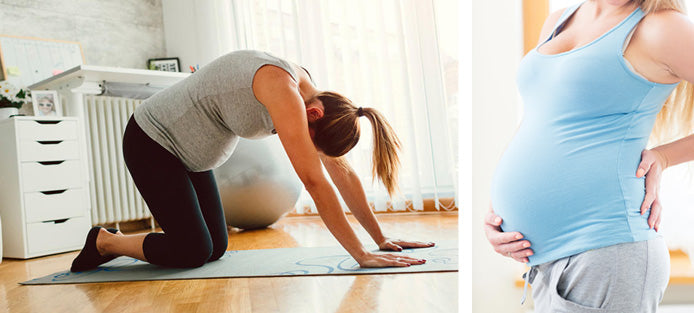 Back pain from your baby bump? Try these…