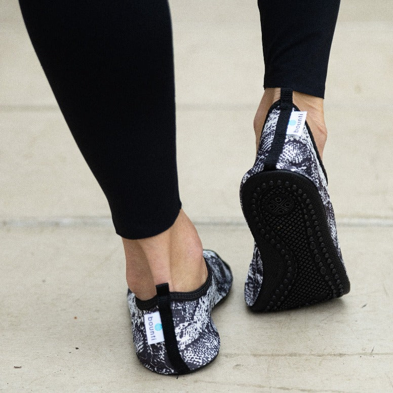 Rebounding Shoes - Soles | Black Reptile – Lisa Raleigh Online Store