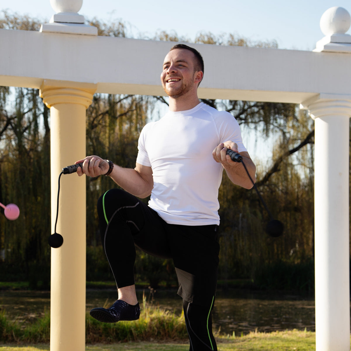 Cordless Skipping Rope | Black | Lisa Raleigh – Lisa Raleigh Online Store