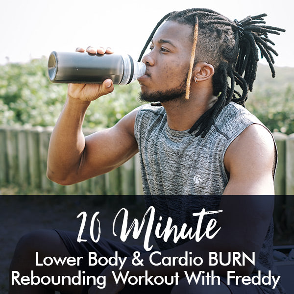 20-Minute Lower Body Burn Rebounding Workout with Freddy - Lisa Raleigh Online Store