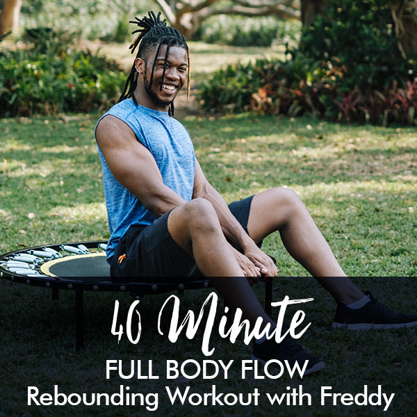 40-Minute Full-Body Flow Beginners Rebounding Workout with Freddy - Lisa Raleigh Online Store