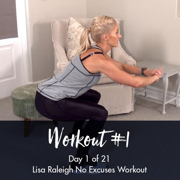 21 Day No Excuses Workout Programme | Day 1 - Lisa Raleigh Online Store