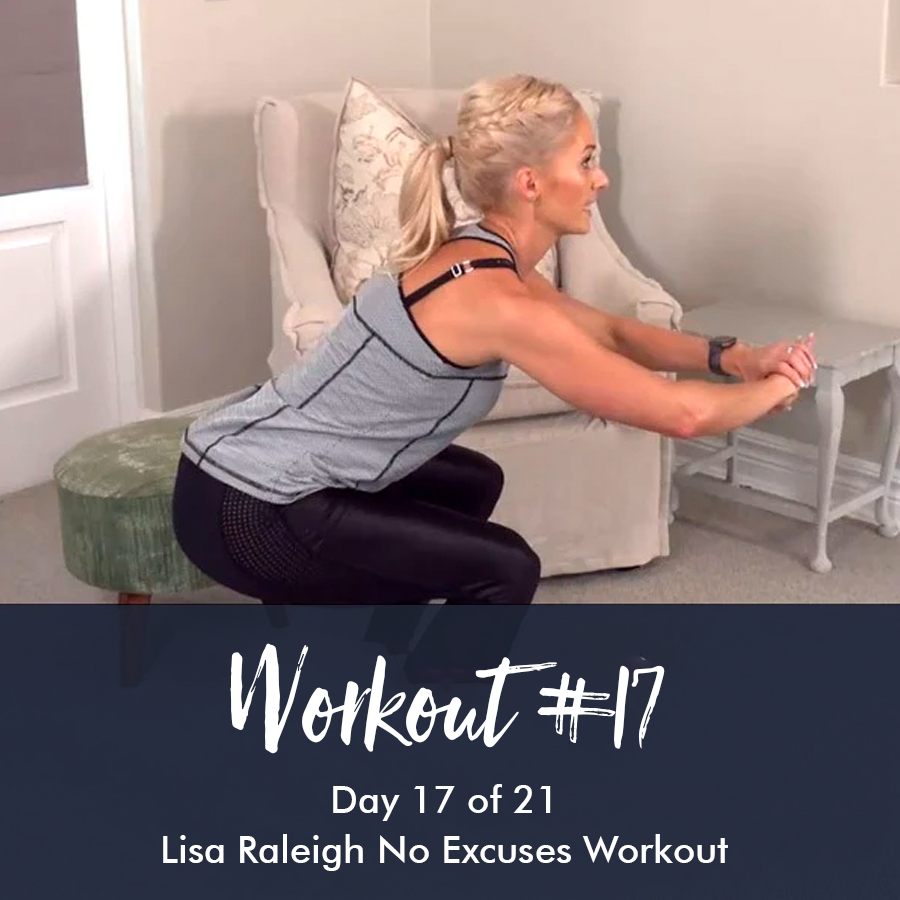21 Day No Excuses Workout Programme | Day 17 - Lisa Raleigh Online Store