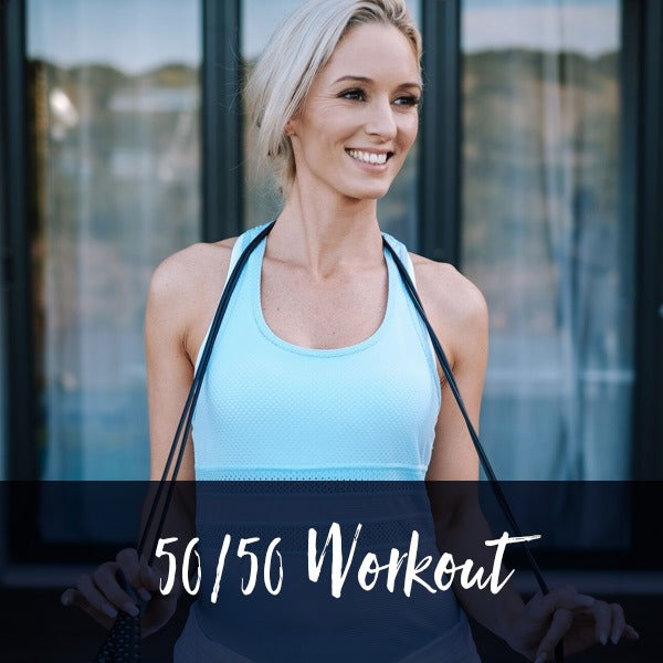 50/50 PDF Workout - Lisa Raleigh Online Store