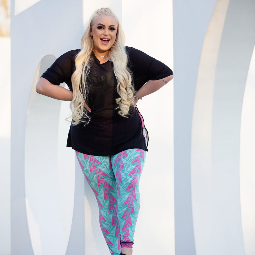 Reversible Leggings  She Believed She Could – Lisa Raleigh Online