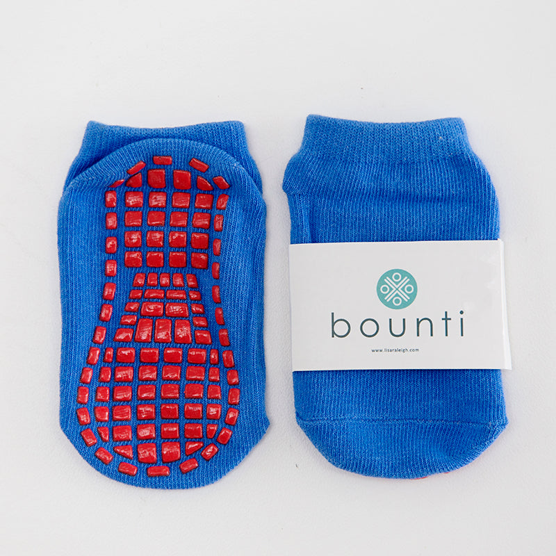 Kids bounti socks | Blue & Red
