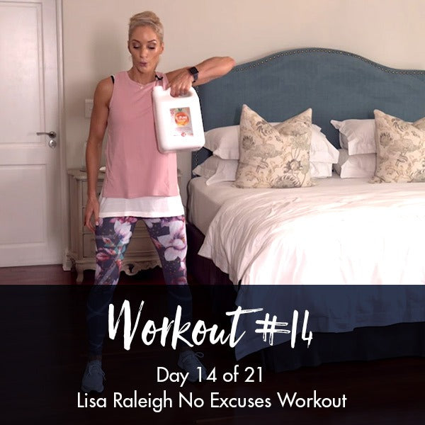 21 Day No Excuses Workout Programme | Day 14 - Lisa Raleigh Online Store
