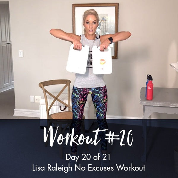 21 Day No Excuses Workout Programme | Day 20 - Lisa Raleigh Online Store